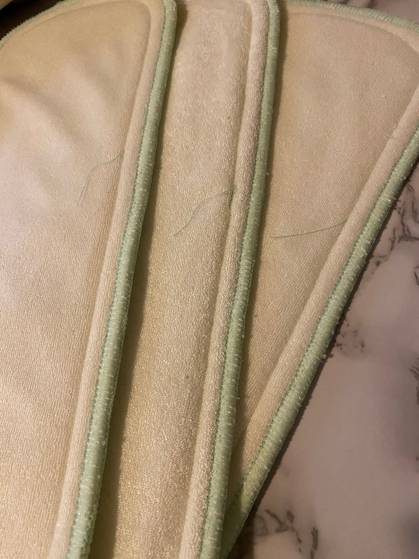 6-layer bamboo/hemp-cotton inserts SECONDS