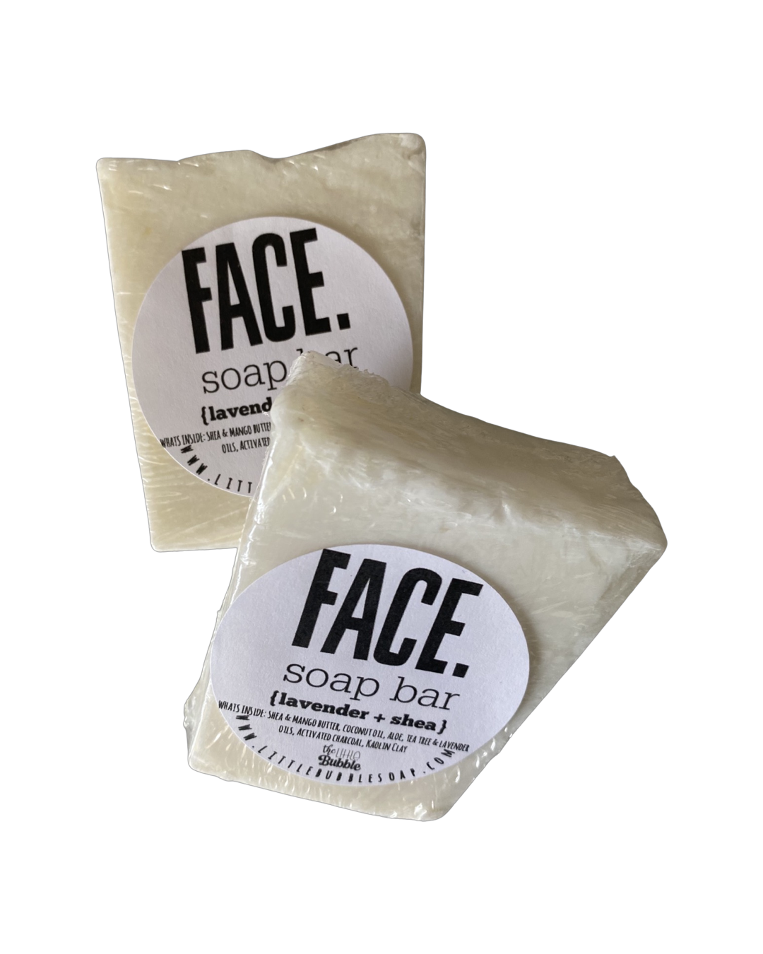 The Little Bubble- FACE Lavender & Shea Facial Soap Bar CLEARANCE