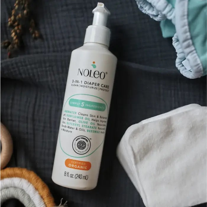 Noleo 3-in-1 Organic Diaper Care - EWG Certified CLEARANCE