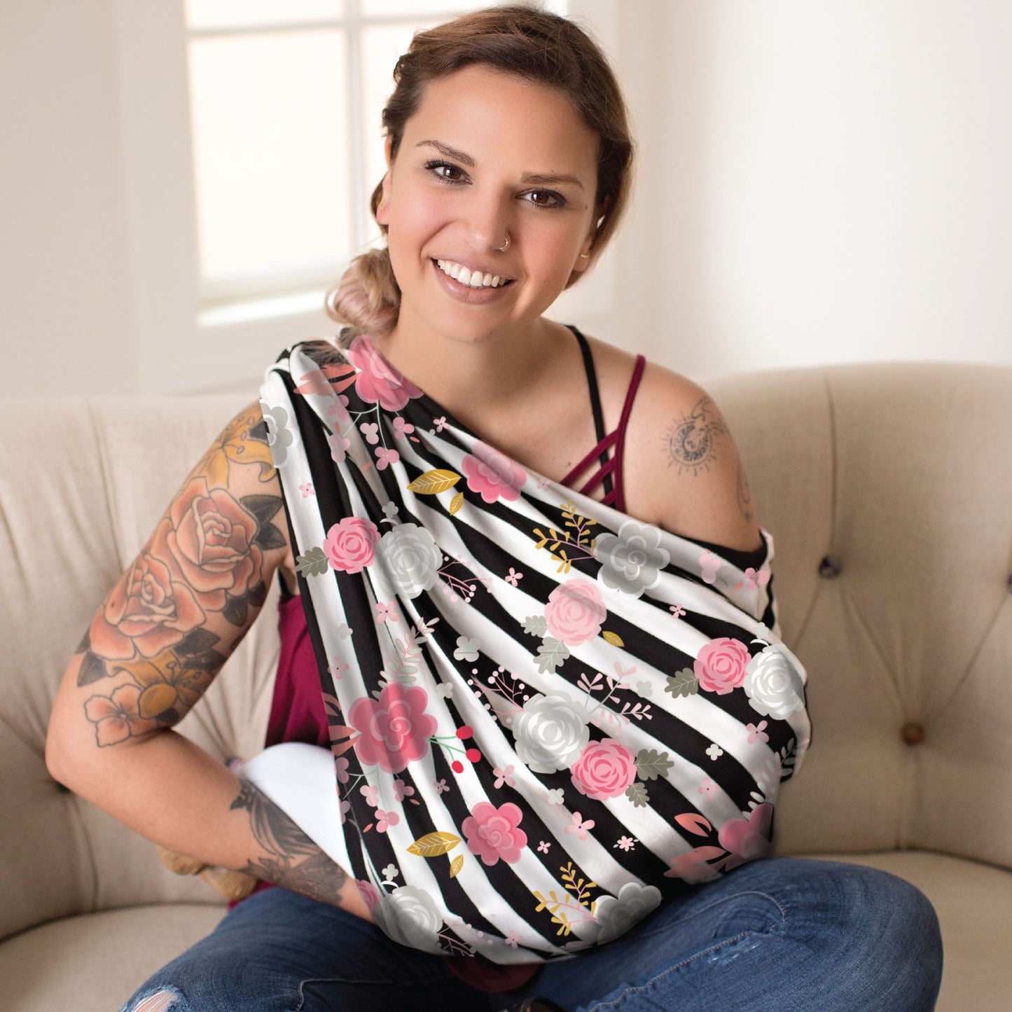 Mom Boss 4-in-1 Nursing & Shopping Cover (click for color options). CLEARANCE
