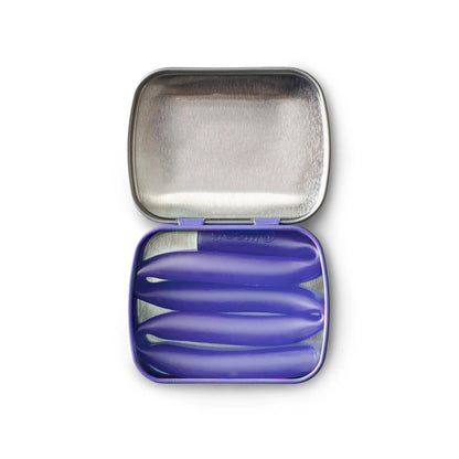 Reusable Silicone Straw Tin- Extra Long CLEARANCE