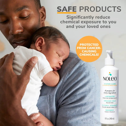 Noleo 3-in-1 Organic Diaper Care - EWG Certified CLRARANCE