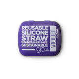 Reusable Silicone Straw Tin- Extra Long CLEARANCE