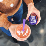 Reusable Silicone Straw Tin- Extra Long CLEARANCE