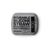 Reusable Silicone Straw Tin- Extra Long CLEARANCE