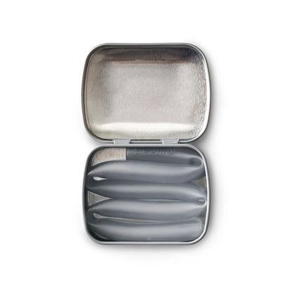 Reusable Silicone Straw Tin- Extra Long CLEARANCE