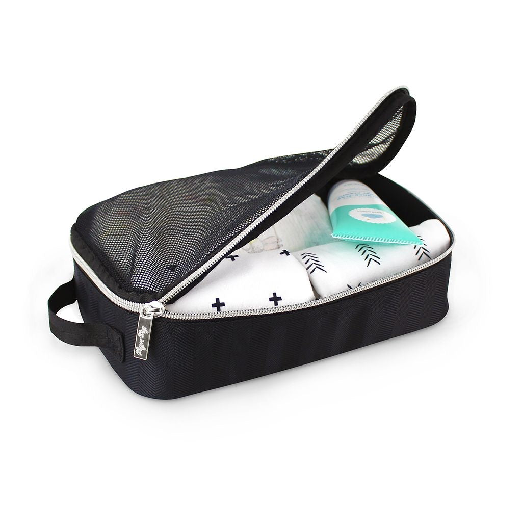 Pack Like A Boss Packing Cubes (Black & Silver) CLEARANCE